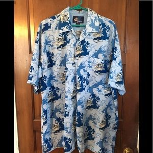 Raw Blue StreetWear Button down